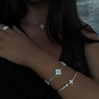 LOUISA BANGLE - SILVER