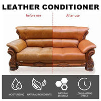 Ultimate Colorless & Odorless Leather Nourishing Cream | Invisible Protection & Deep Conditioning for Luxurious Sofas