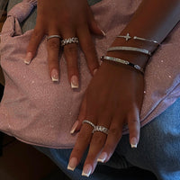 LOUISA BANGLE - SILVER