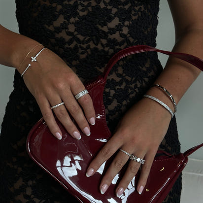 LOUISA BANGLE - SILVER